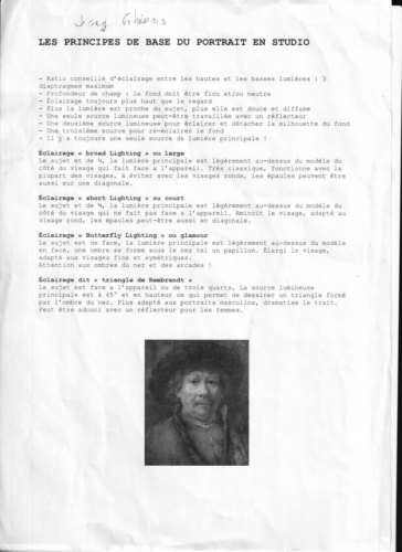 z-Principes de base Portraits